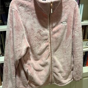 The North Face Women's Soft Pink Teddy Jacket XXXL